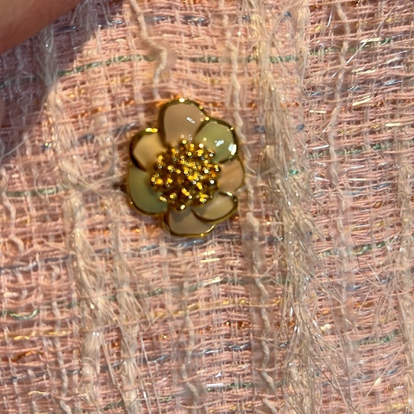 Veronik Alexandre Couture Pink Sequined Double Breasted Jacket - Picture 6 of 9